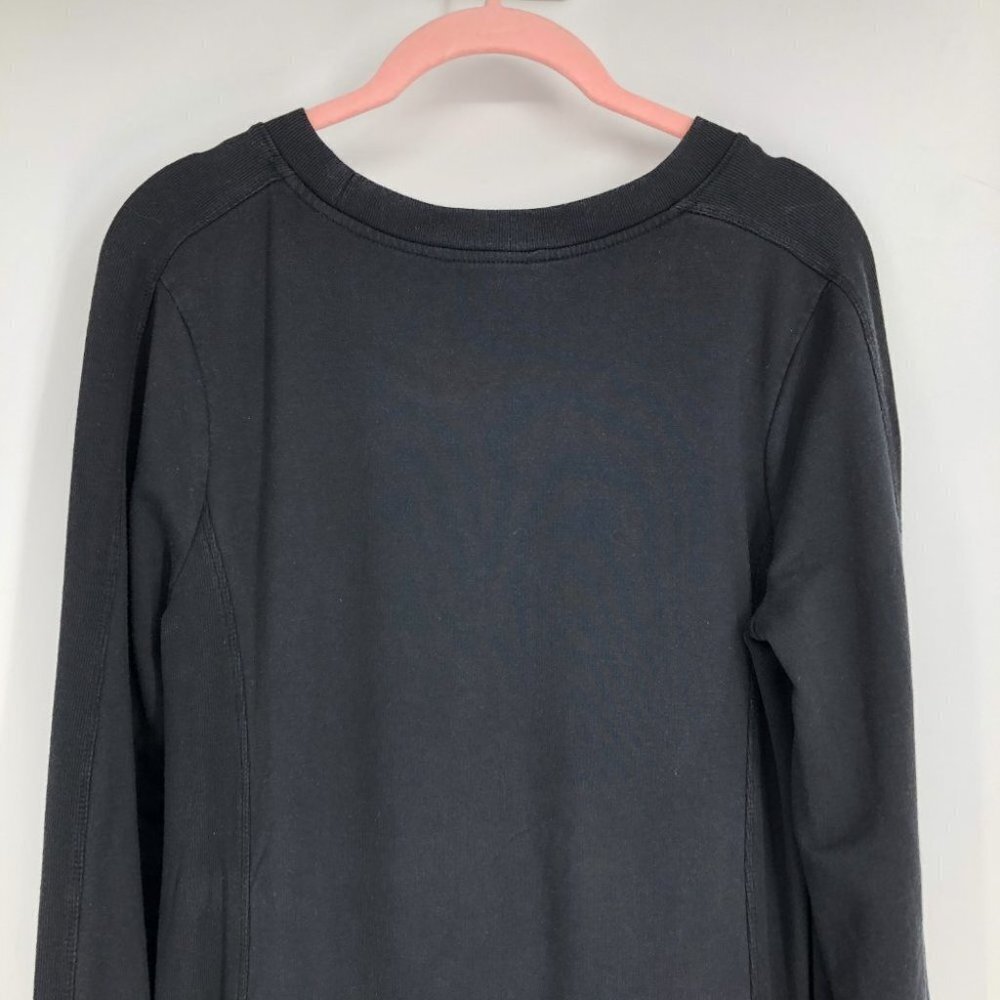Athleta Black Long Sleeve Balance Sweatshirt Dress size S - Picture 12 of 16